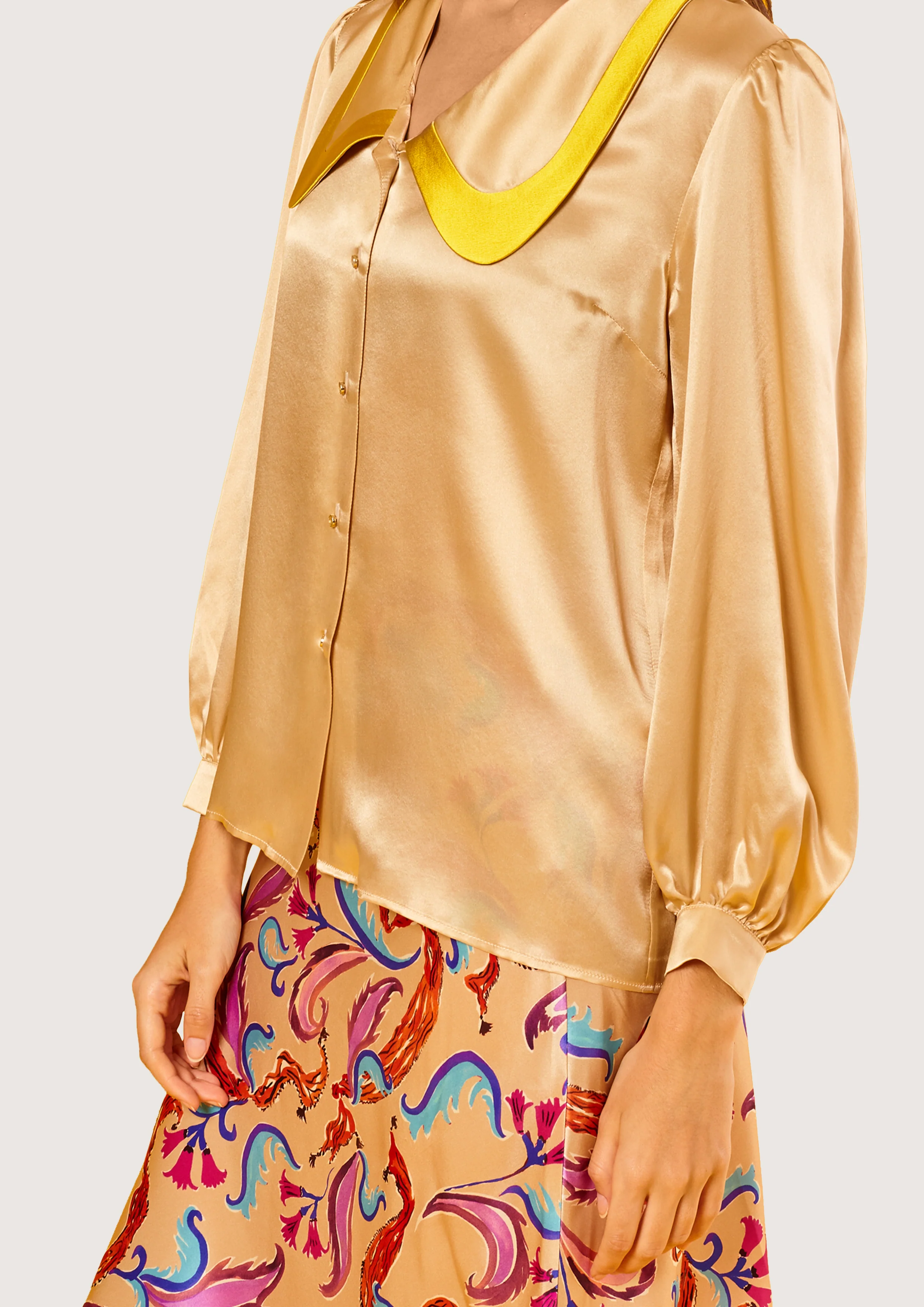 Baseball Nude Blouse - Image 3