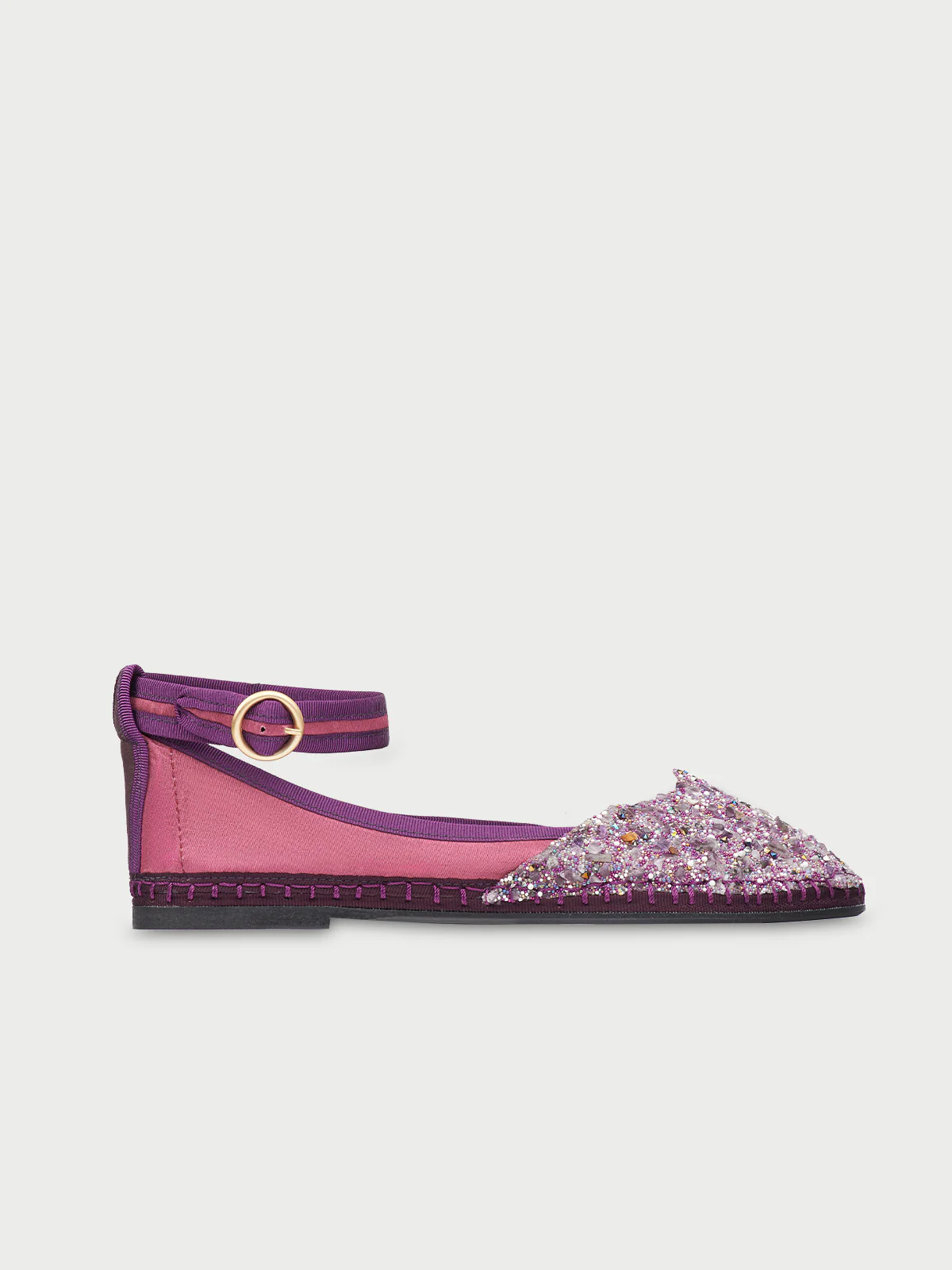 Courts Mule Cristal Garnet
