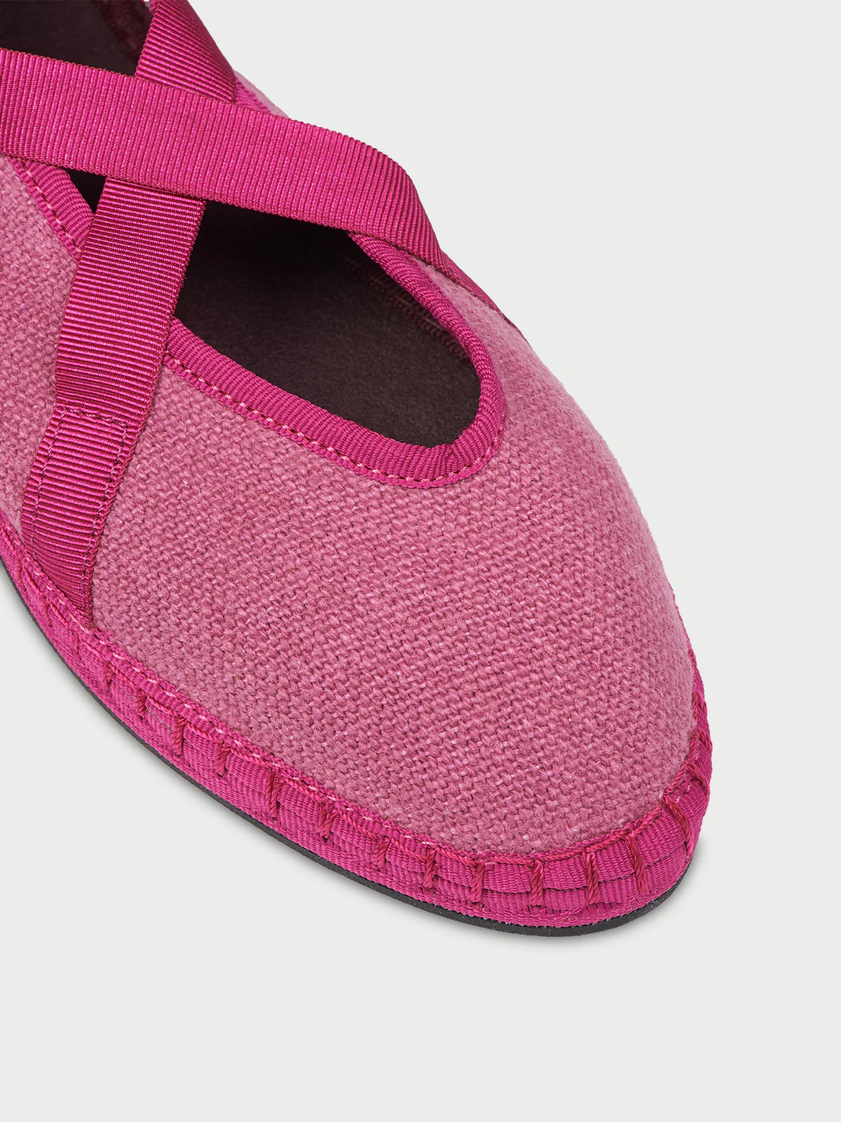 Eichiro Linen Ribbon Plum - Image 3