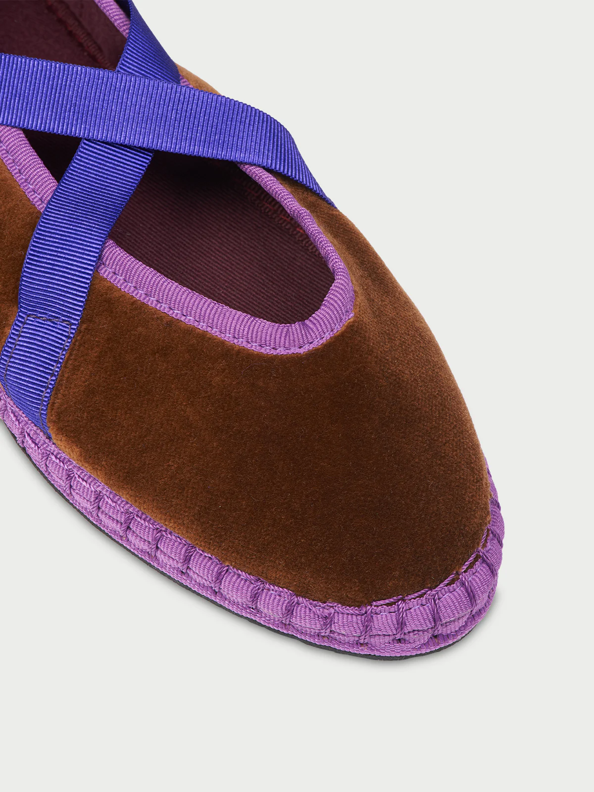 Eichiro Velvet Ribbon Brown - Image 3