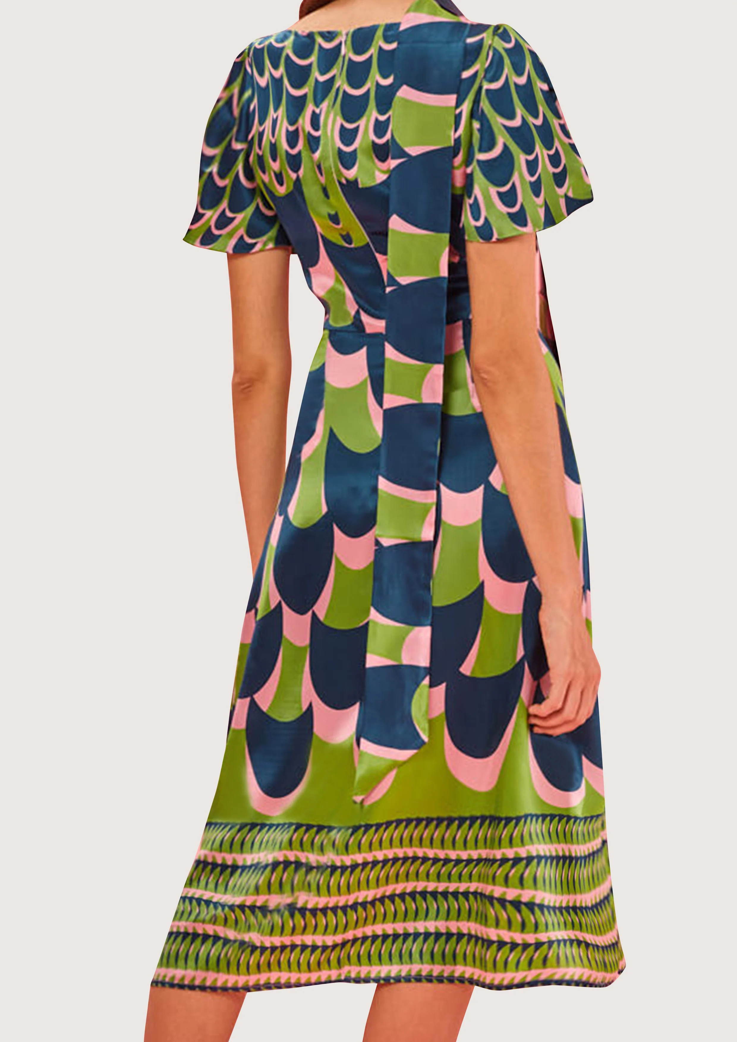 Jean Pool Green Dress - Image 2