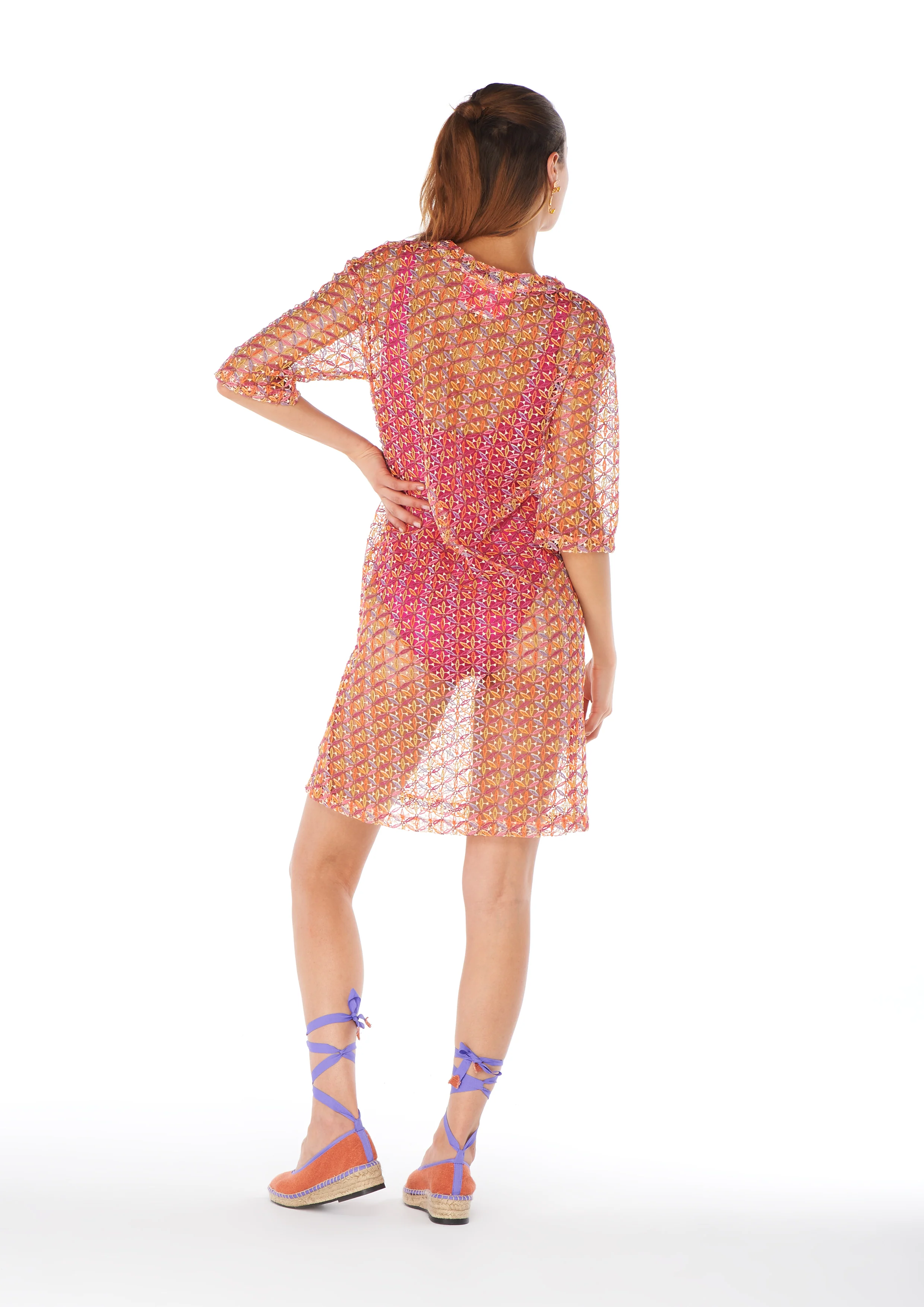 Shan Yu Multicolor Kaftan - Image 2