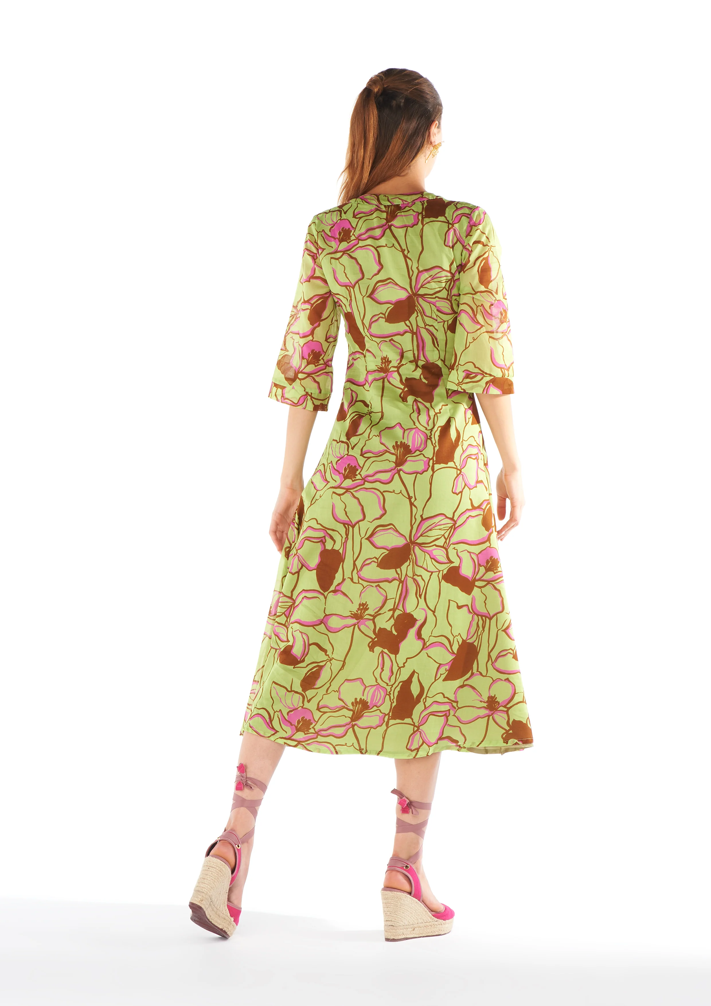 Yao Green Kaftan - Image 2